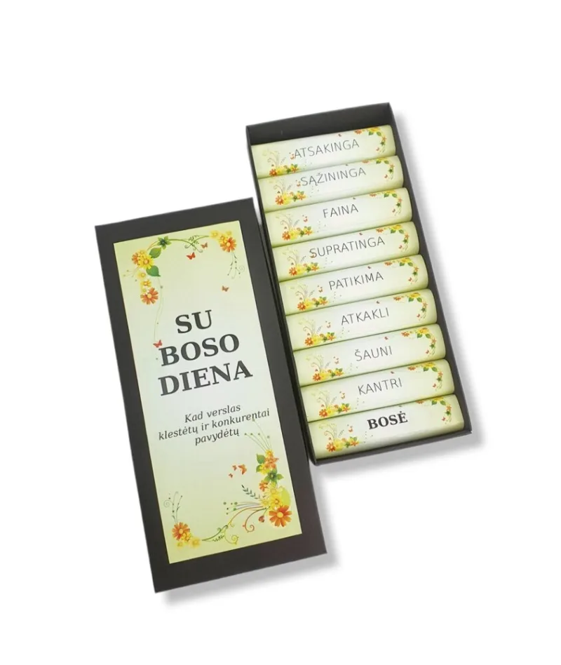 Šokoladukų rinkinys Bosei „Su Boso diena“
