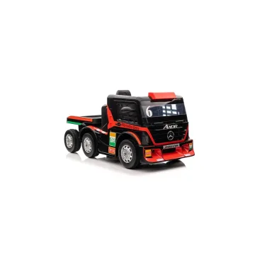 Elektromobilis Mercedes + puspriekabė XMX622B LCD, Red