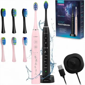 Berdsen Galaxy Duo sonic dantų šepetėlių rinkinys iš 2 vnt