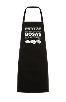 Prijuostė „Bosas prie kepsninės“