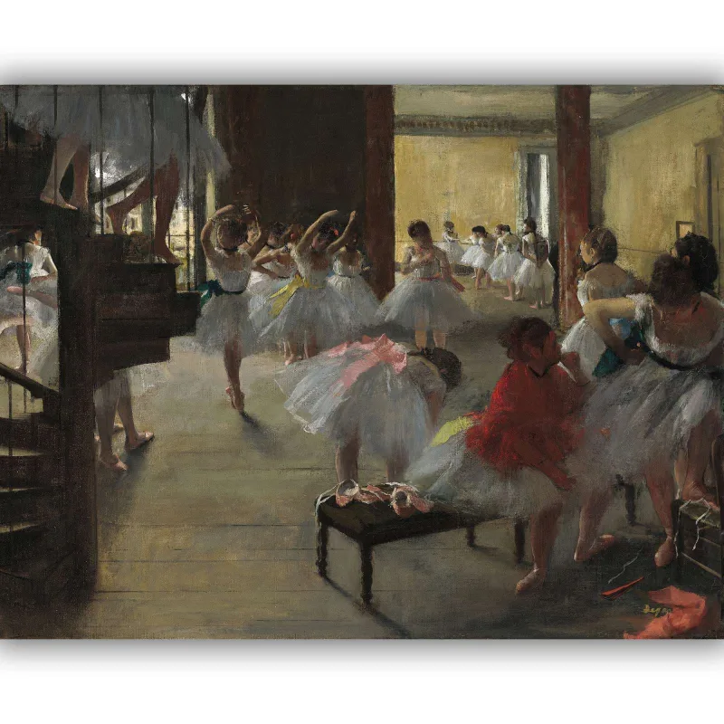 Reprodukcija „Šokių klasė“, Edgar Degas (1873)
