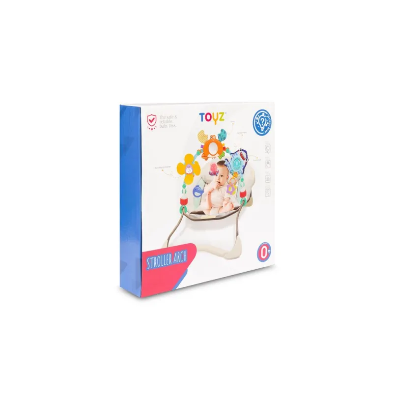 Reguliuojamas vežimėlio žaisliukų lankelis Toyz PIEVA · 2