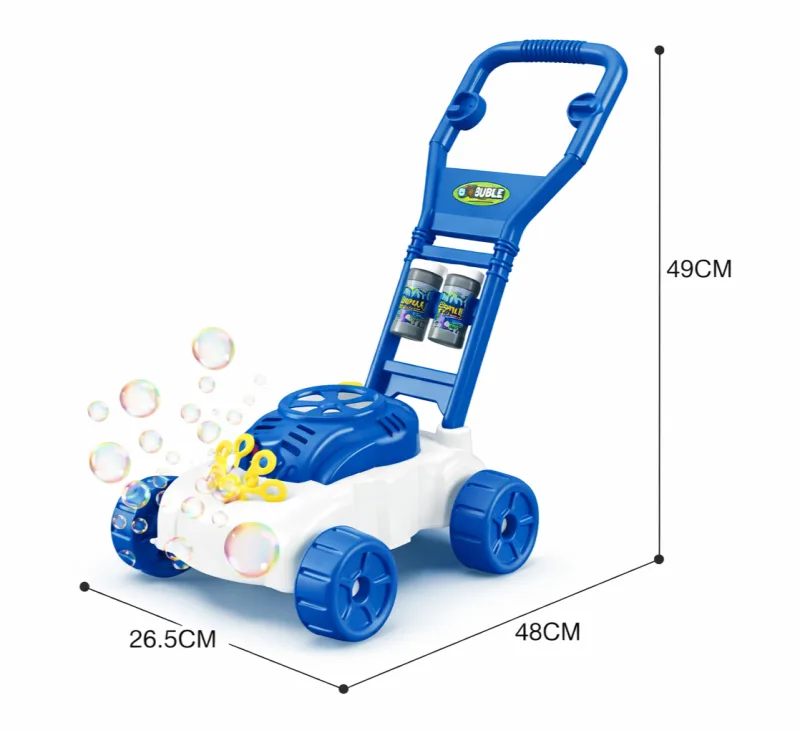 Vaikiška muilo burbulų žoliapjovė „Bubbles Power Mower“ – smagus žaidimas lauke · 2