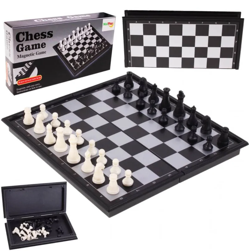 Magnetiniai kelioniniai šachmatai 19 × 19.5 cm