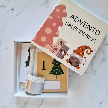 Nutrinamas Advento kalendorius šeimai - Kortelės