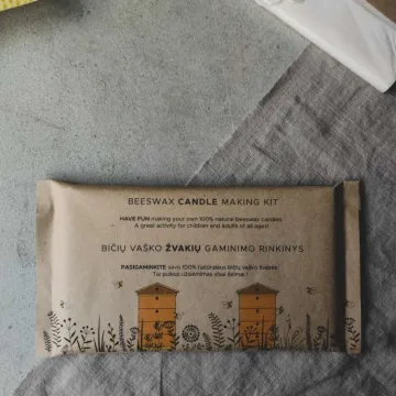 BIČIŲ VAŠKO ŽVAKIŲ GAMINIMO RINKINYS