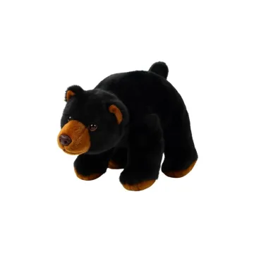 Pliušinis žaislas Meškiukas 28 cm, juodas