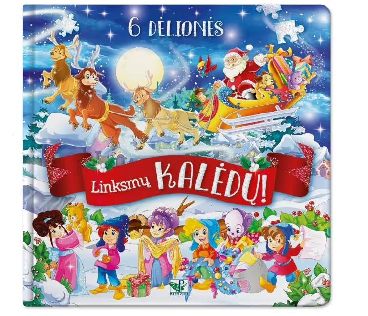 Linksmų KALĖDŲ! 6 dėlionės · 1