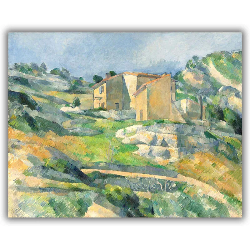 Reprodukcija „Namai Provanse“, Paul Cézanne