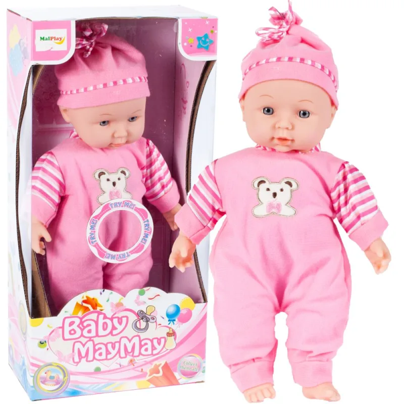 Lėlė Bobas su kombinezonėliu ir garsu, 34 cm · 1
