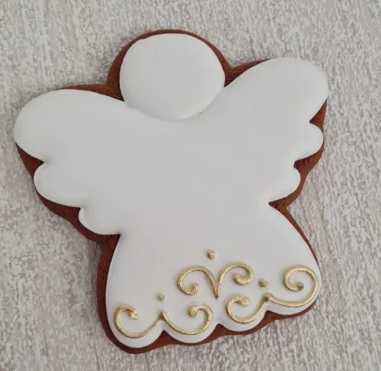 Meduolis „Padėkos dovana-Angelėlis I“ (auksinis ornamentas)