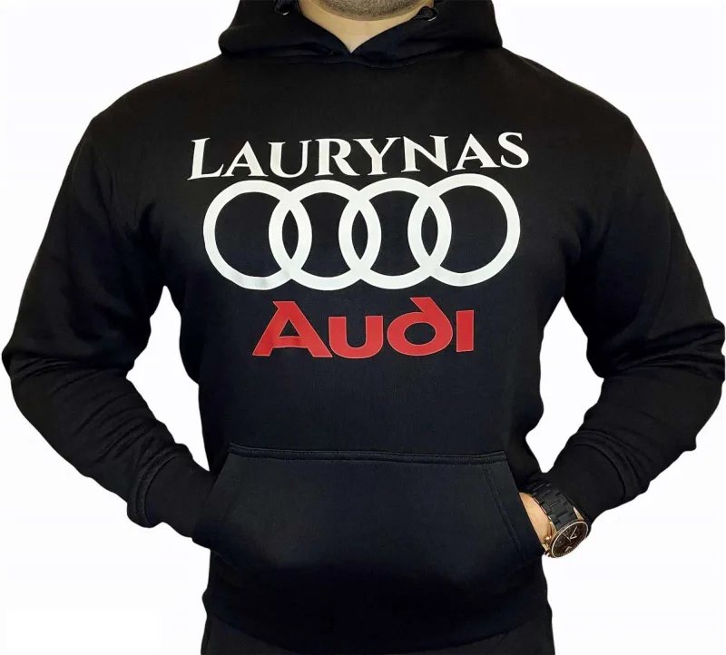 UNISEX Džemperis: AUDI su pasirinktu vardu