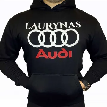 UNISEX Džemperis: AUDI su pasirinktu vardu