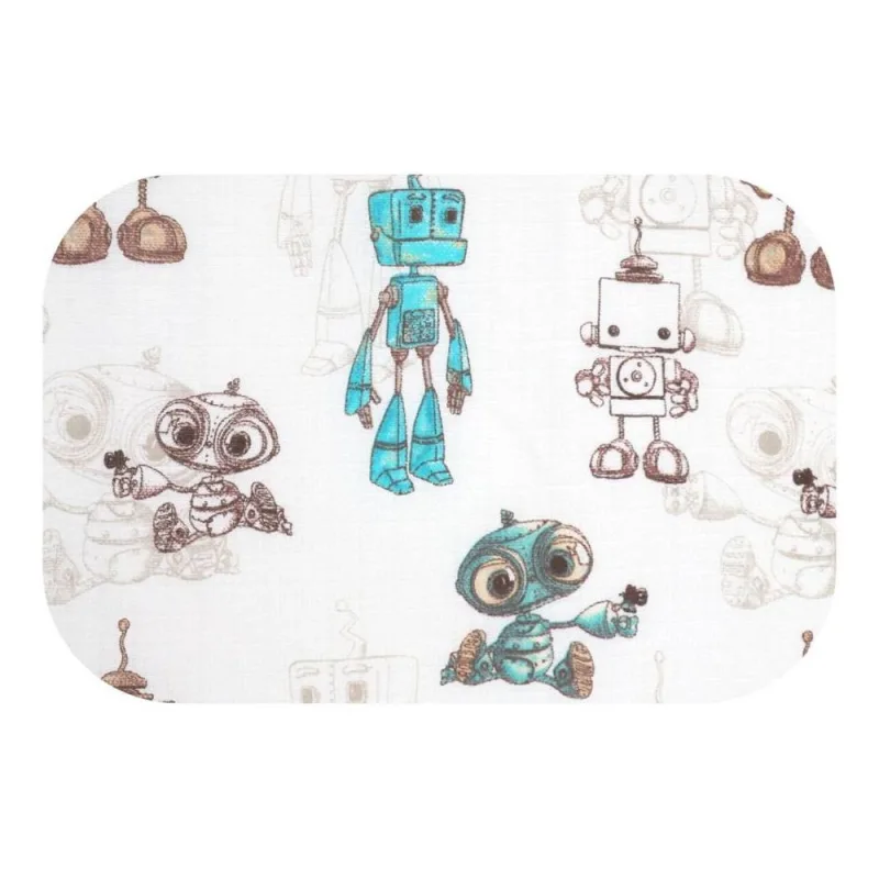 Sauskelnės - 27329 - TETRA PRINT - EGA - ROBOTAI - dydis 70x80 cm · 1