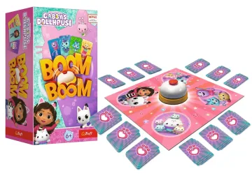 Trefl 02548 Boom Boom Gabby’s Dollhouse šeimos žaidimas