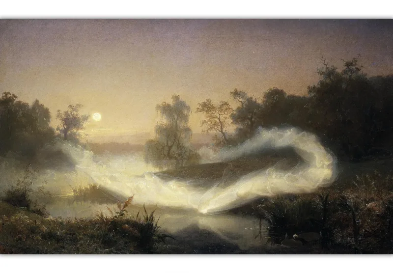Reprodukcija „Šokančios fėjos“, August Malmström, (1866)