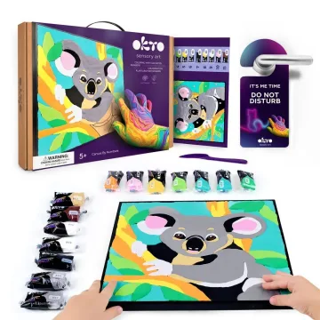 Kūrybinis modelino rinkinys - 3D tapyba Koala (30*30 cm)