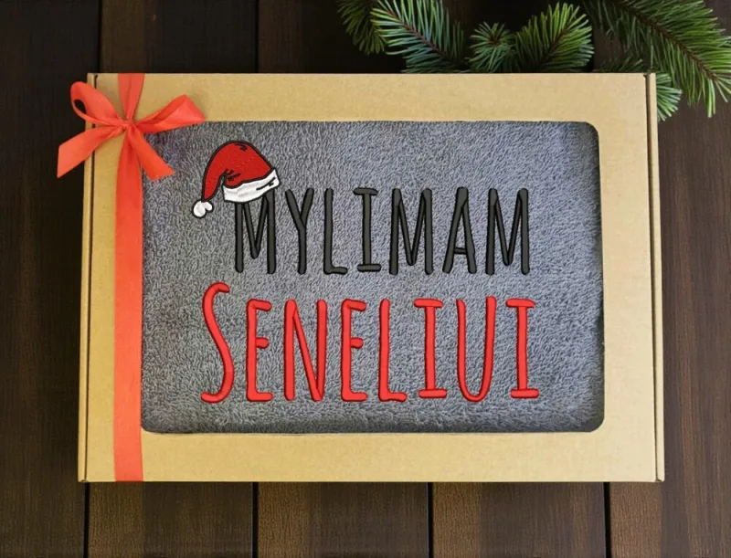 Siuvinėtas rankšluostis „Mylimam seneliui“