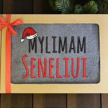 Siuvinėtas rankšluostis „Mylimam seneliui“