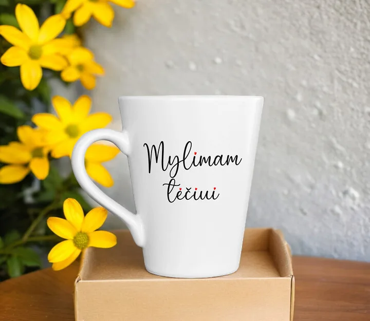 Latte puodelis „Mylimam tėčiui“