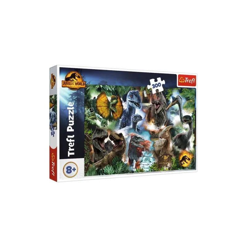 Dėlionė – 300 – Mėgstamiausi dinozaurai – „Universal Jurassic World“ – „Trefl“ 23013 · 1