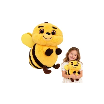 Pliušinis žaislas Bitė, geltona, 40 cm