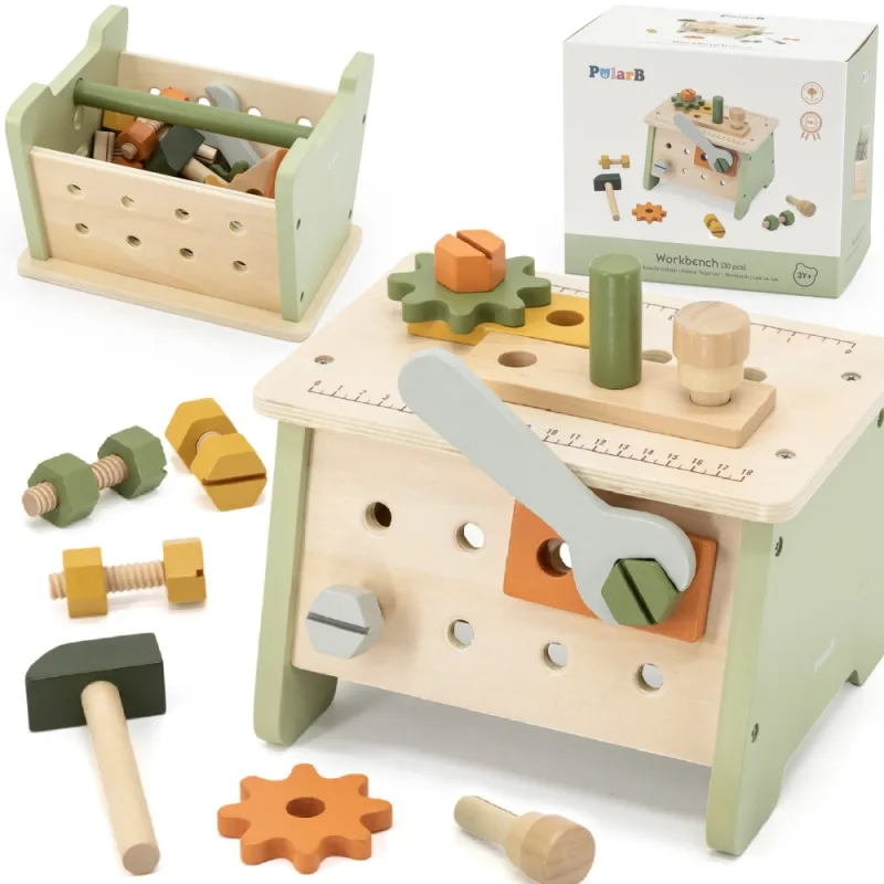 Medinis įrankių dėžės rinkinys VIGA PolarB Mini Workshop 2-in-1 · 1