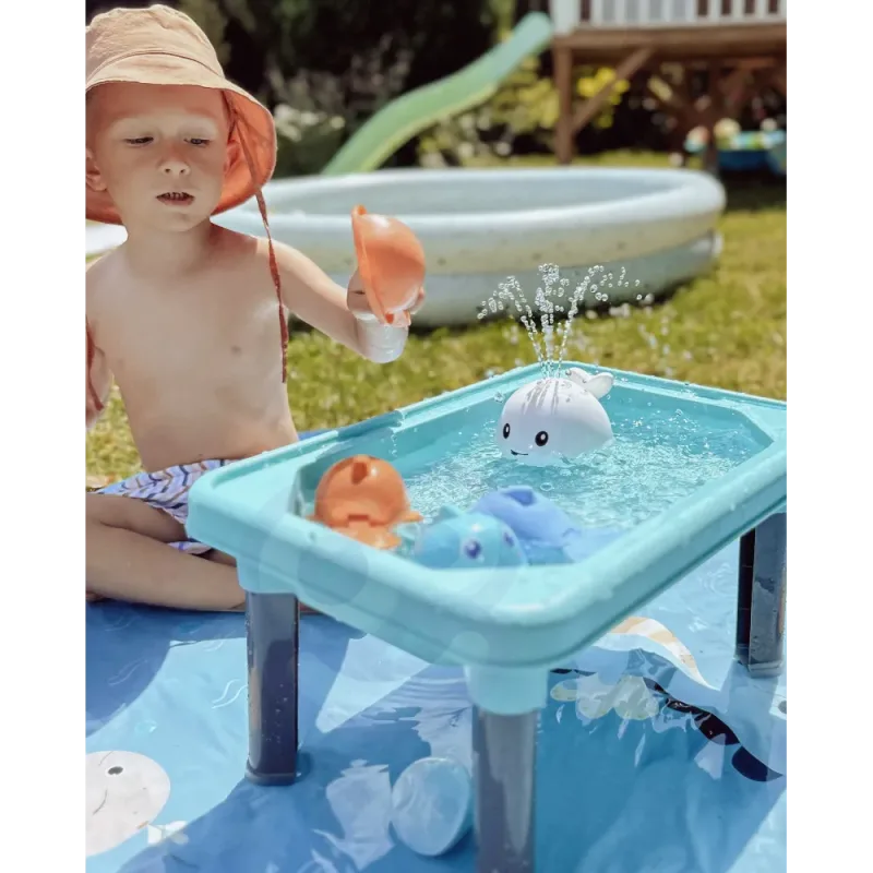 WOOPIE Vandens stalas 3in1 Smėlio dėžė Žuvų gaudymo žaidimas 6 el. · 2