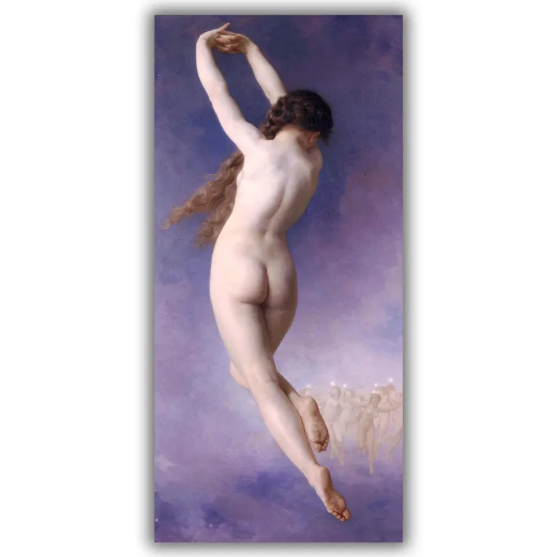 Reprodukcija „Krentanti žvaigždė“, William Bouguereau, (1884)