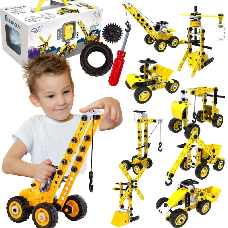 Konstruktorius WOOPIE Vehicles 8-in-1 STEAM kaladėlės · 1