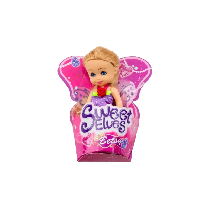 Mini lėlė „Fėja-elfė“ – įvairių spalvų, 11,5 cm MIX 1 vnt · 2