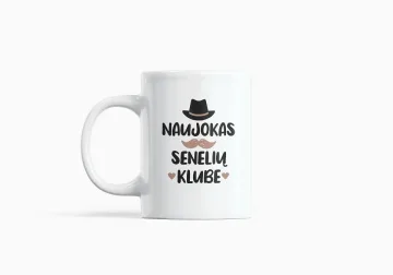 Standartinis puodelis „Naujokas senelių klube“
