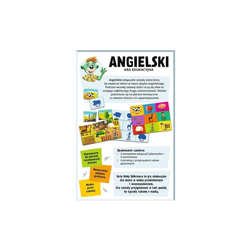Žaidimas - anglų kalba / Little Explorer Trefl 02812 · 2