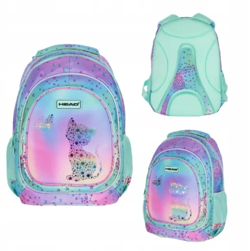 Astra Head Kitty Ombre mokyklinė kuprinė mergaitėms · 1