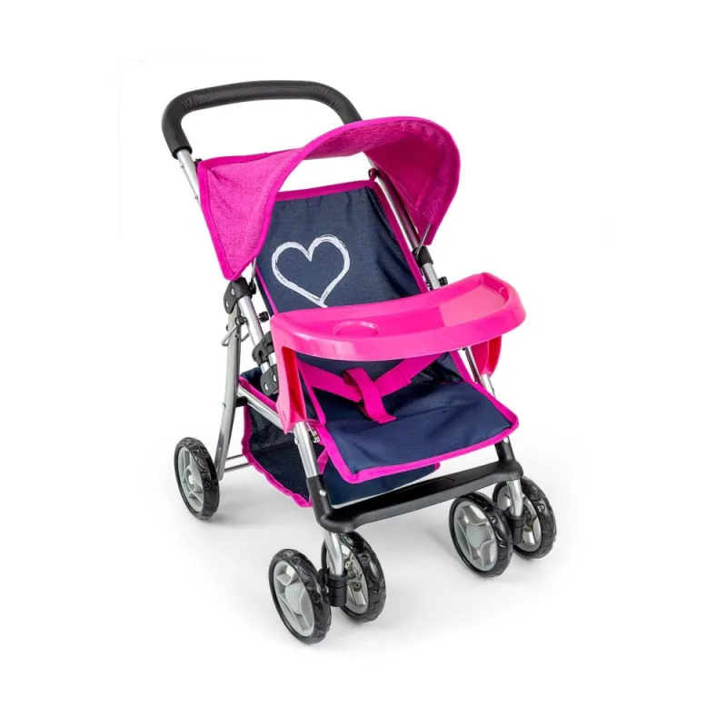 Lėlės vežimėlis Milly Mally Kate Prestige Navy · 2