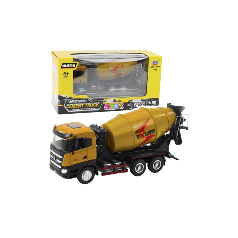 Betono maišyklė Statybinė transporto priemonė Metalinė Huina Khaki 1:50 · 1
