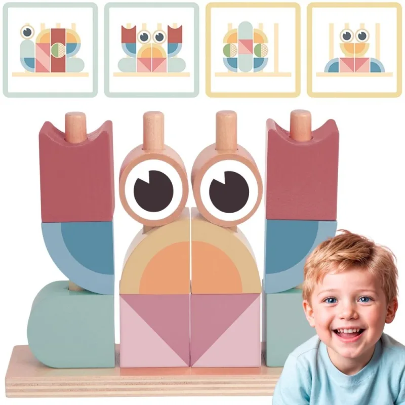 Medinė dėlionė TOOKY TOY Krabas · 1