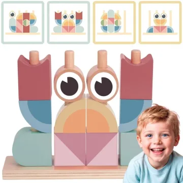 Medinė dėlionė TOOKY TOY Krabas