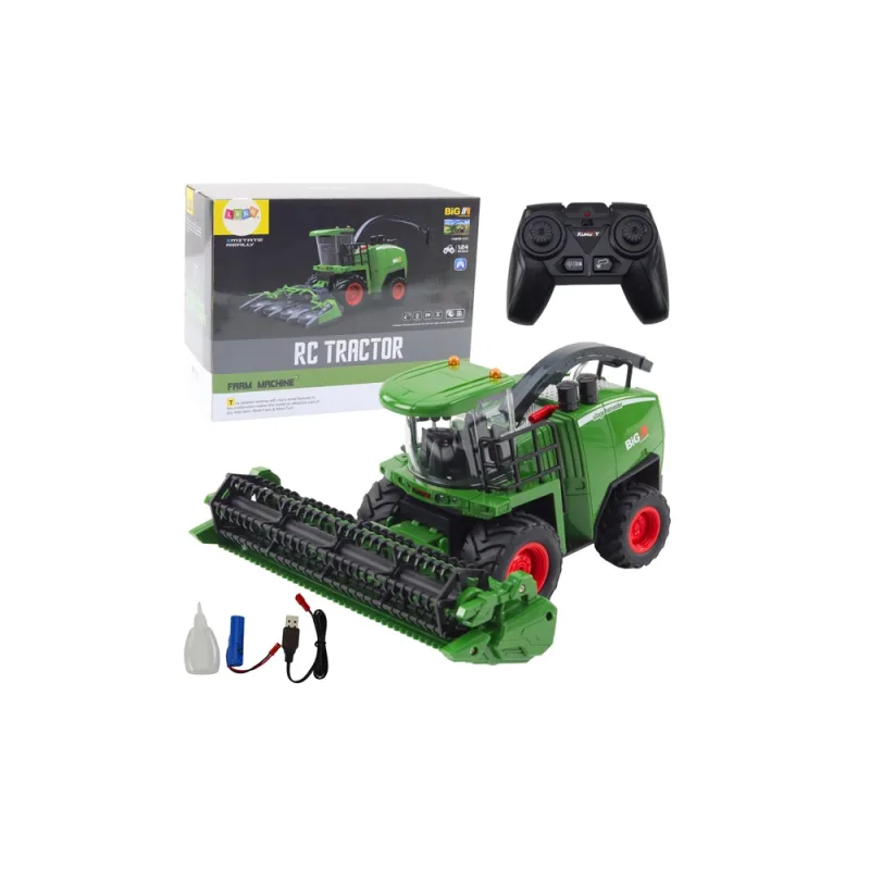 RC 1:24 nuotoliniu būdu valdomas grūdų ir kukurūzų kombainas · 1