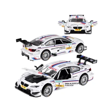 Metalinis sportinio automobilio modelis BMW M3 DTM, mastelio 1:32, skamba žibintai ZA4608