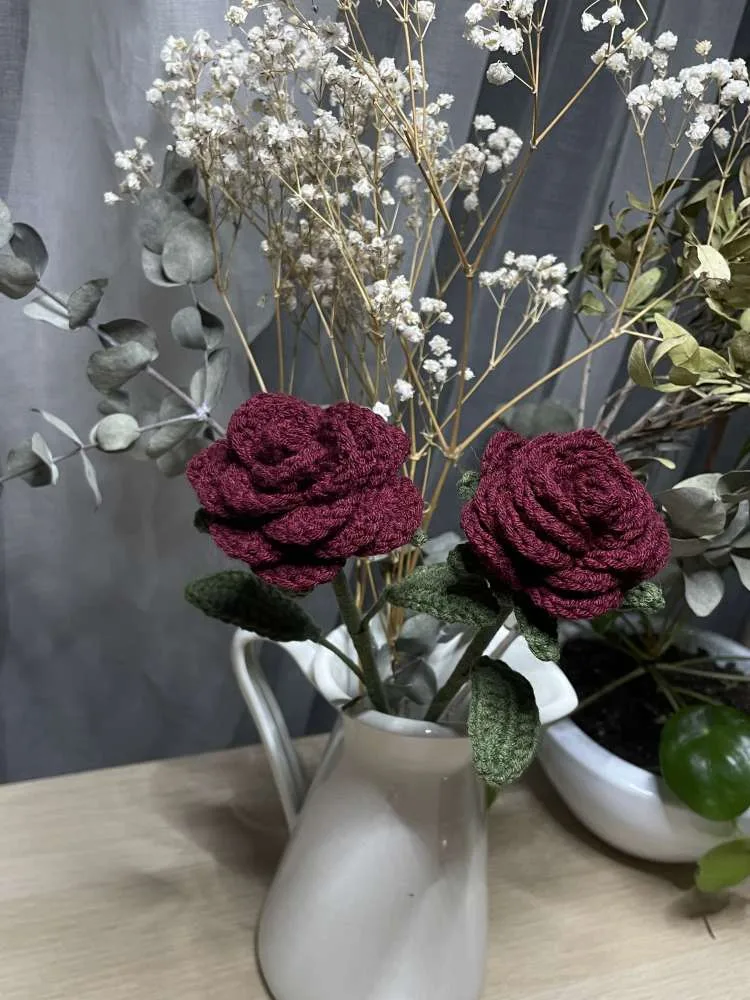 Crochet roses / Nertos rožės