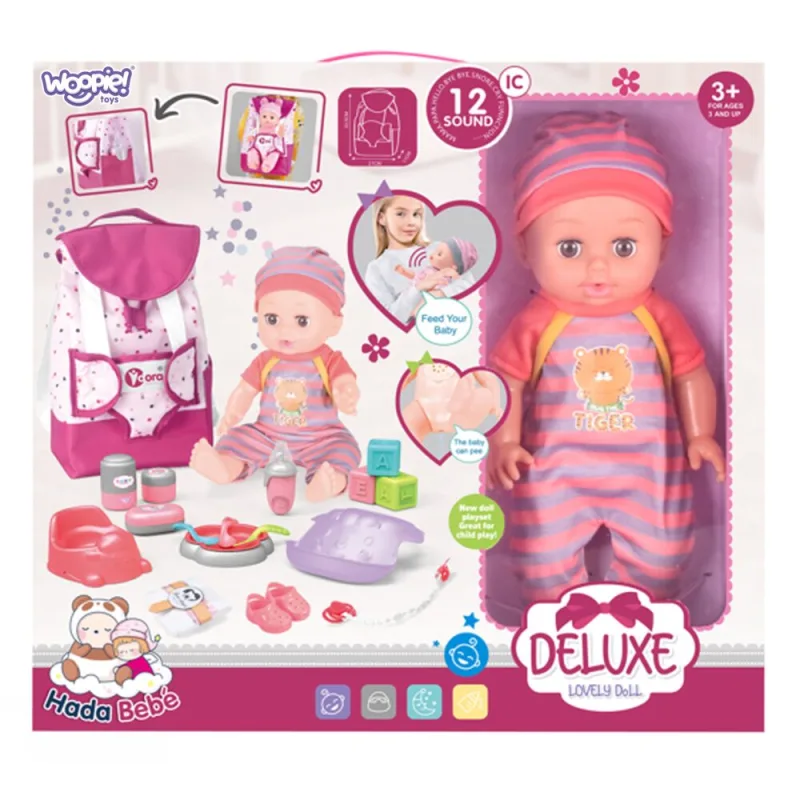 WOOPIE ROYAL auklės lėlių rinkinys su priedais, 19 vnt. · 1