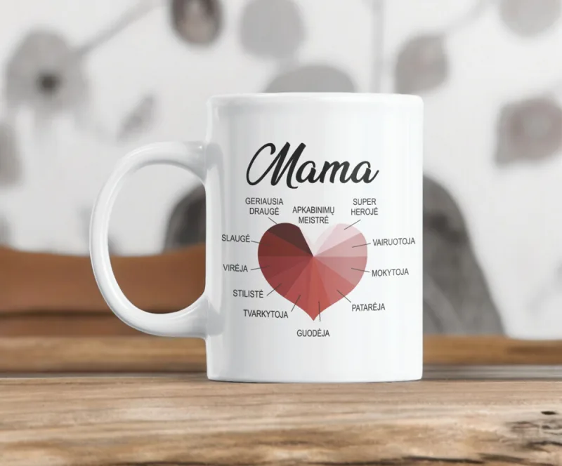 Standartinis puodelis „Mama“