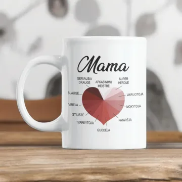 Standartinis puodelis „Mama“