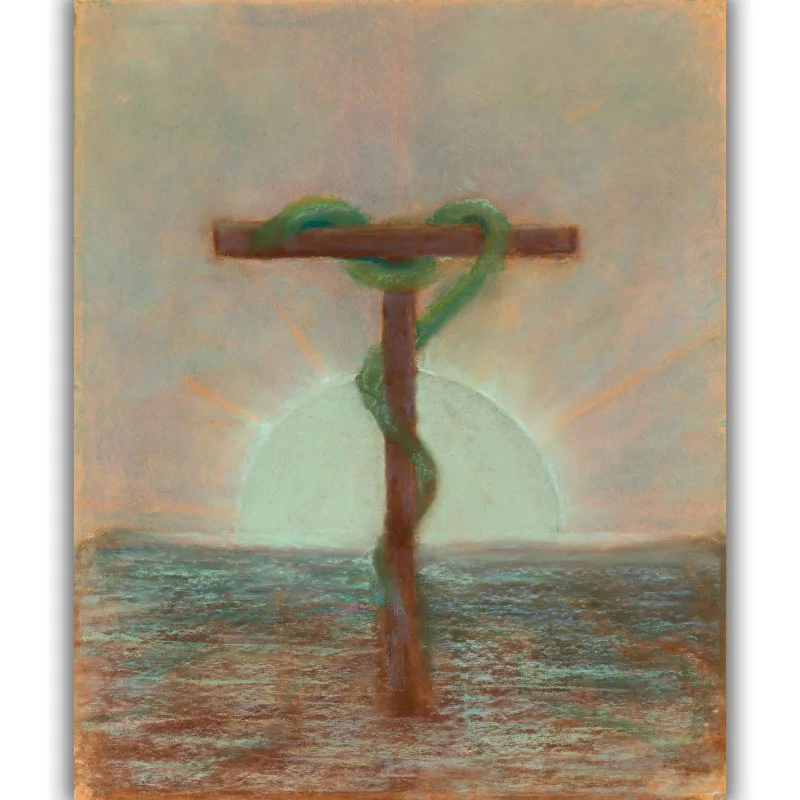 Reprodukcija „Regėjimas“, Mikalojus Konstantinas Čiurlionis (1905)