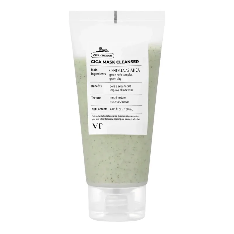 VT Cosmetics Cica Mask Cleanser – veido prausiklis, 120 ml. · 1