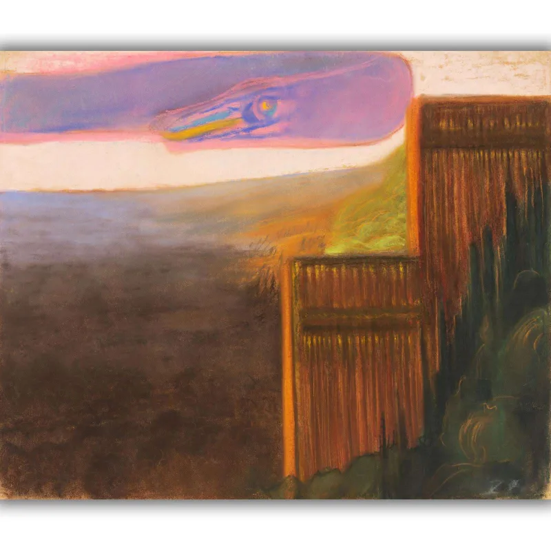 Reprodukcija „Tvanas III“, Mikalojus Konstantinas Čiurlionis (1904)