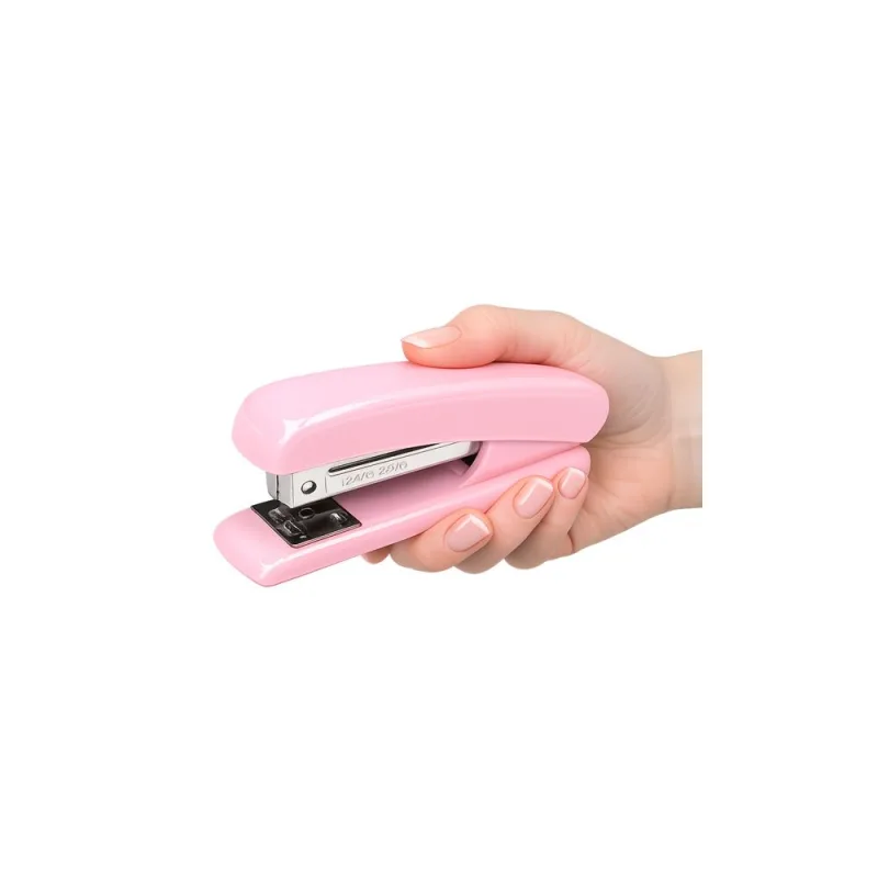 Metalinis segtuvas, talpinantis iki 25 lapų, 24/6, 26/6 segtukai, rožinis · 2