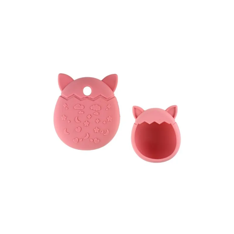 Tamagotchi dėklas pudros rožinis silikono dėklas · 1
