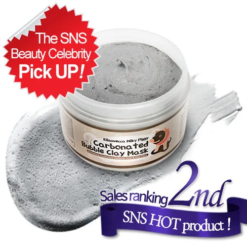 Elizavecca Milky Piggy Carbonated Bubble Clay Mask – veido kaukė · 2